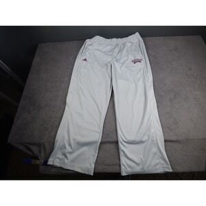 Adidas Mississippi State Bulldogs Mens 2XL Grey Climalite Track Pants Athletic